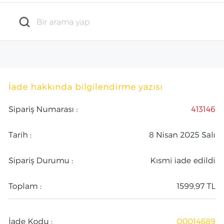 İade Edilen Ürünümün Ücreti İki Aydır Ödenmiyor Müşteri Hizmetleri Oyalıyor