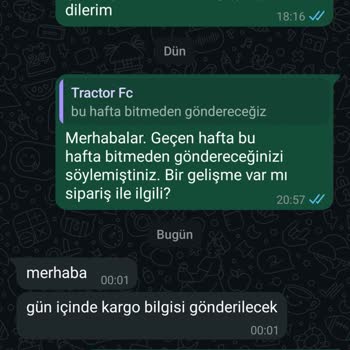 Siparişim Günlerdir Gönderilmiyor Ve Bilgi Verilmiyor