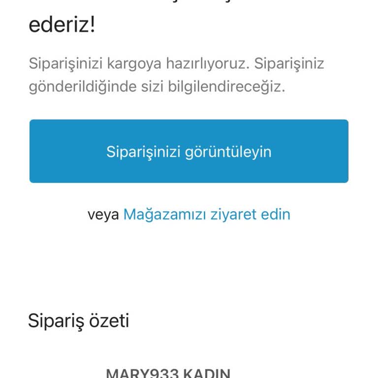 Siparişim Kargoya Verilmiyor Ve İptal Edilemiyor