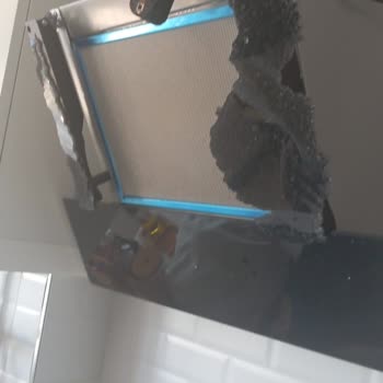 Kumtel Ankastre Setin Camı Patladı, Garanti Kapsamı Dışında Bırakıldı