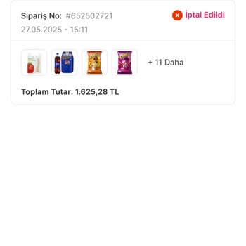 Siparişimin Haber Verilmeden İptal Edilmesi Mağduriyet Yarattı