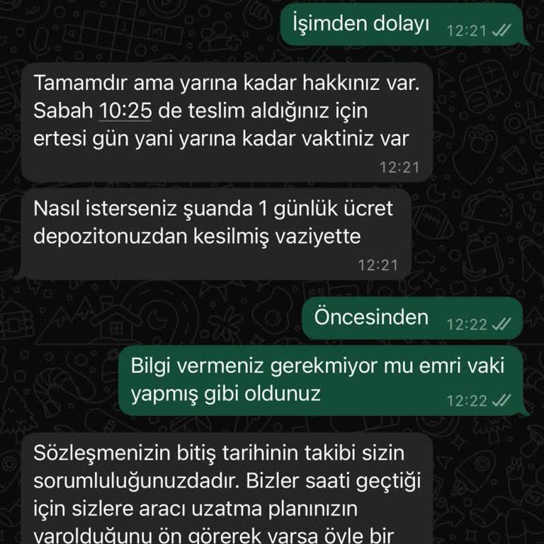 Araç Kiralama Sürecinde Yaşanan İletişim Ve Hizmet Sorunları