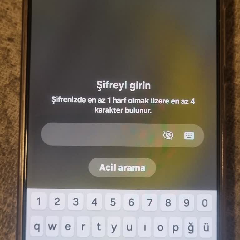 Yeni Telefonumda Şifre Sorunu: Kullanamıyorum!