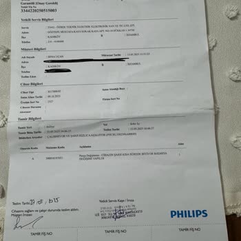 Philips Robot Süpürge Arızası Ve Yetersiz Servis Desteği Mağduriyeti