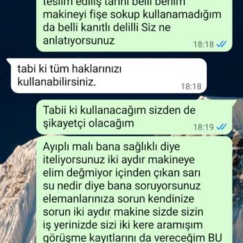 Buharlı Temizlik Cihazı Arızası Ve Servisin İlgisizliği Mağduriyetimi Artırdı