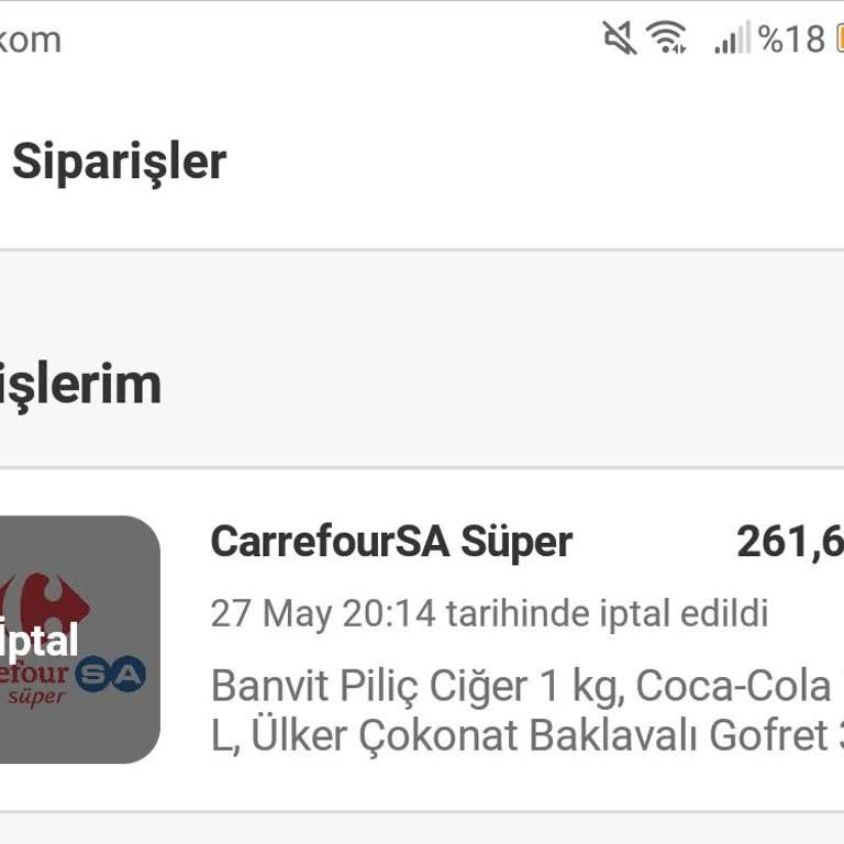 Yemeksepeti Siparişim Gecikti Üstüne İptal Edildi Param Geç İade Edilecek