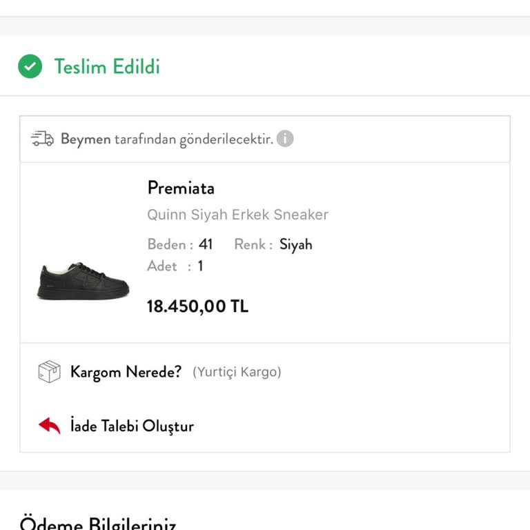 Beymen Mağazasında Değişim Sırasında Yaşanan Tutarsız Uygulama