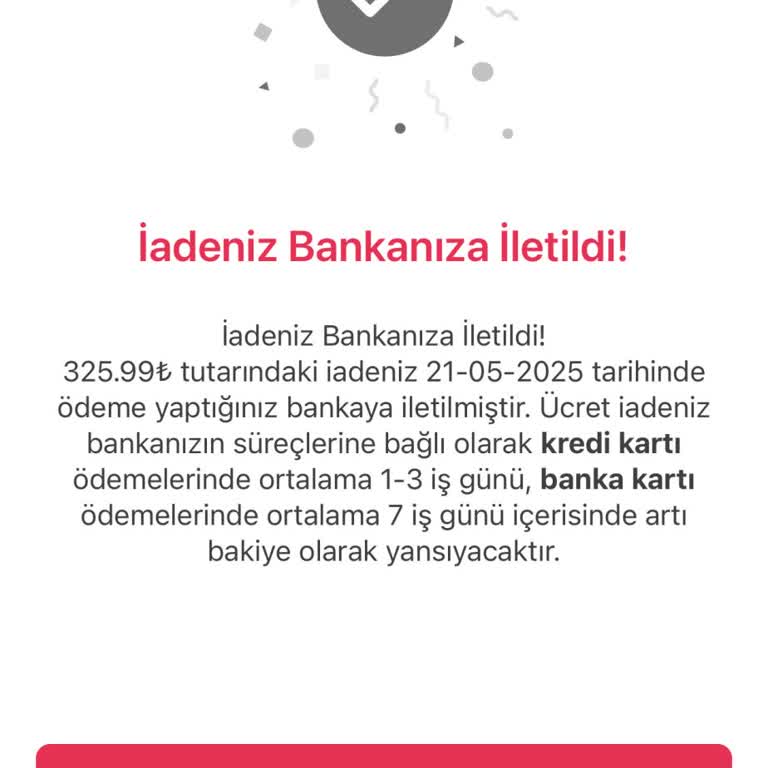 Sipariş Edilen Pastanın Teslim Edilmemesi Ve İade Sorunu