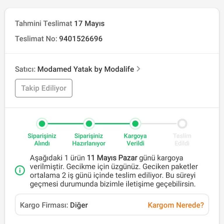 25 Gündür Gelmeyen Koltuk Ve Ulaşılmaz Kargo Şirketi Deneyimi