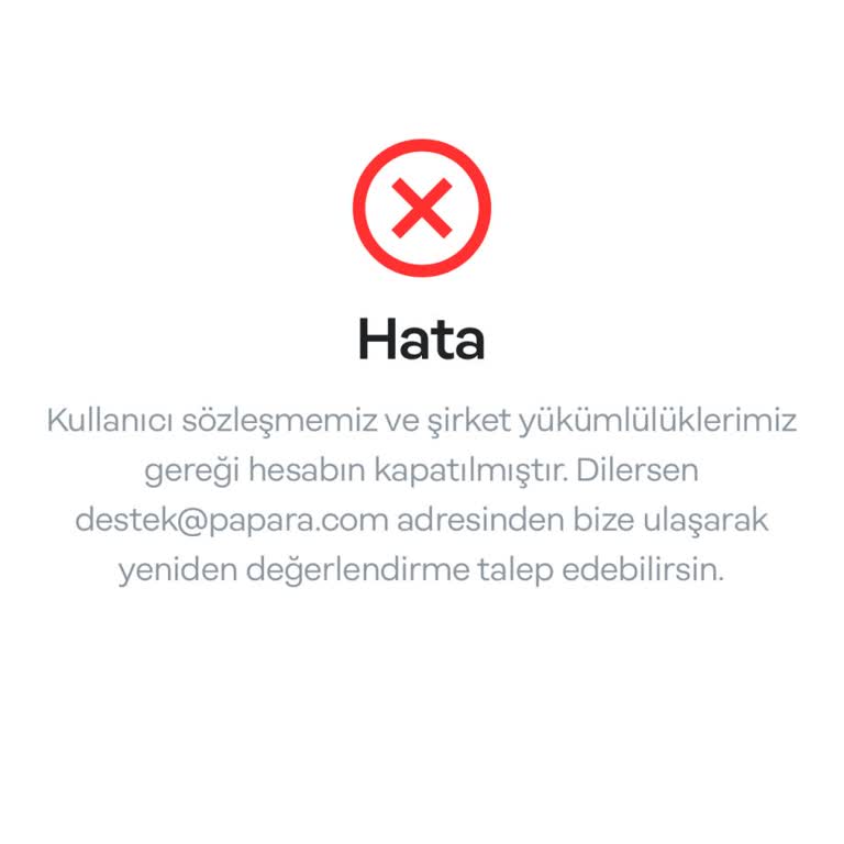 Papara Hesabımda Yetkisiz İşlem Ve Destek Eksikliği!