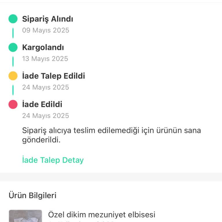 Dolap Uygulamasında İade Edilen Ürünüm Kayboldu Müşteri Hizmetlerine Ulaşamıyorum
