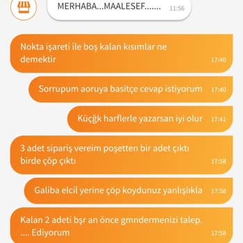 Eksik Ürün Ve Saygısız İletişim Mağduriyeti
