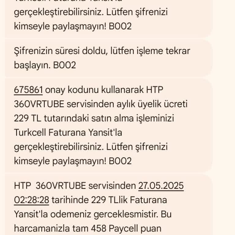 Onayım Olmadan Başlatılan Htp 360VRTUBE Üyeliği Ve Para İadesi Talebim