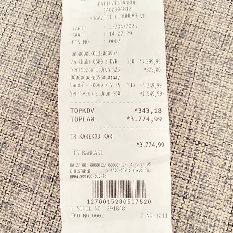 Aldığım Sandalet Ayağımı Yaktı, Şikayetim Sonuçsuz Kaldı