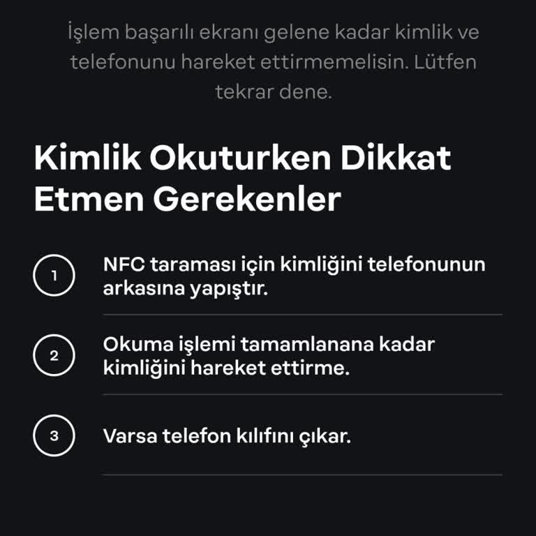 Papara NFC Destekli Telefonumda Kimlik Doğrulama İşlemi Sürekli Başarısız Oluyor!