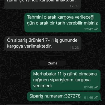 Siparişim Günlerdir Kargoya Verilmedi, Müşteri Hizmeti Yetersiz Kaldı