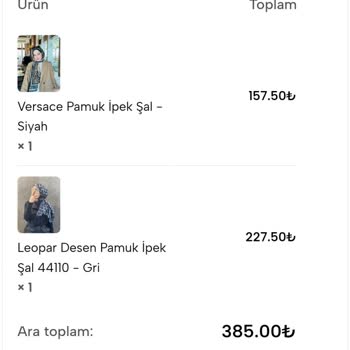 Organic Scarfs Yanlış Ürün Gönderildi, Firma Sorumluluk Almıyor!