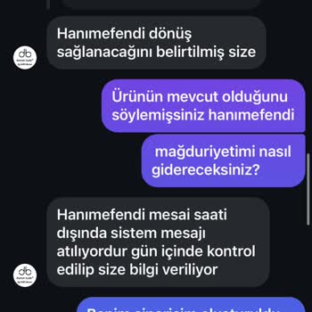 Sipariş Verilen Ürünün Stokta Olmaması Ve Mağduriyet Yaşatılması