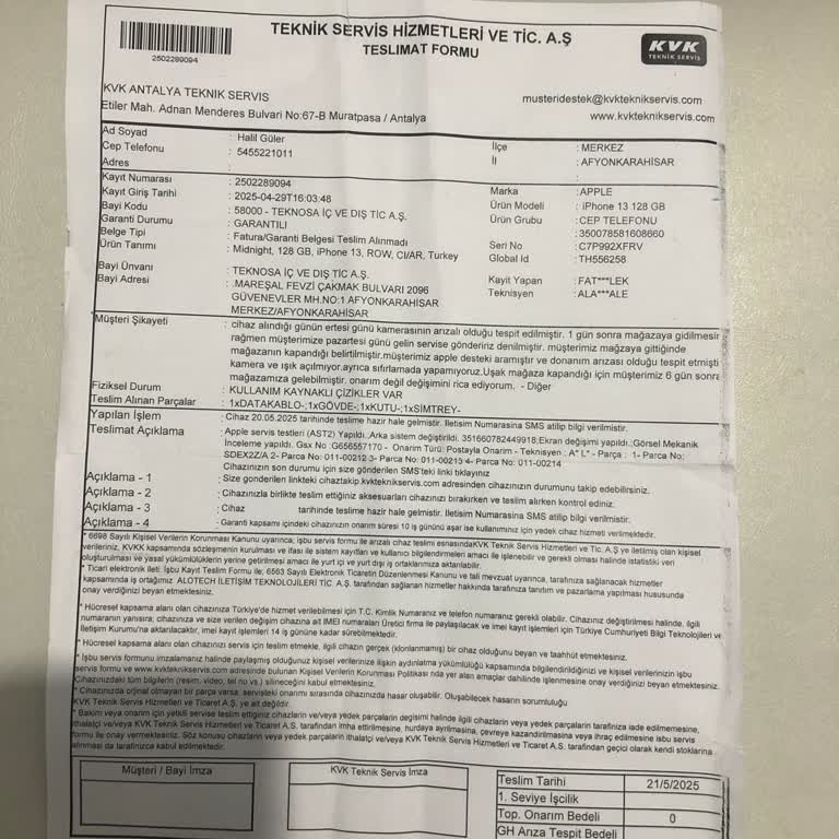 Sıfır Aldığım İphone 13 Arızalı Çıktı, Teknosa Mağduriyetimi Gidermedi