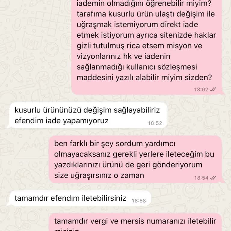 Kusurlu Üründe İade Hakkı Tanınmıyor, Fatura Da Gönderilmedi