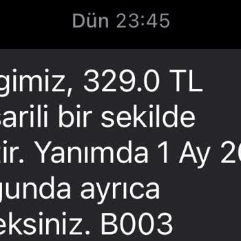 Ek İnternet Paketi Ücreti Çekildi Hizmet Verilmedi Mağduriyet Yaşadım
