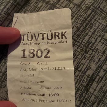 Araç Muayenesinde Kilometre Yanlış Yazıldı