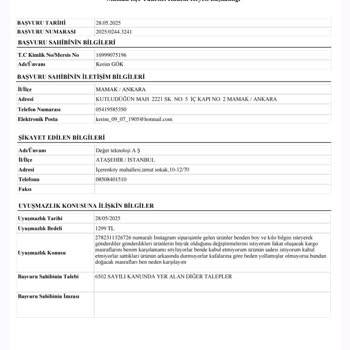 Yanlış Beden Ve Kalitesiz Ürünler, İade Sorunu