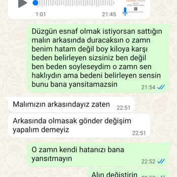 Yanlış Beden Ve Kalitesiz Ürünler, İade Sorunu