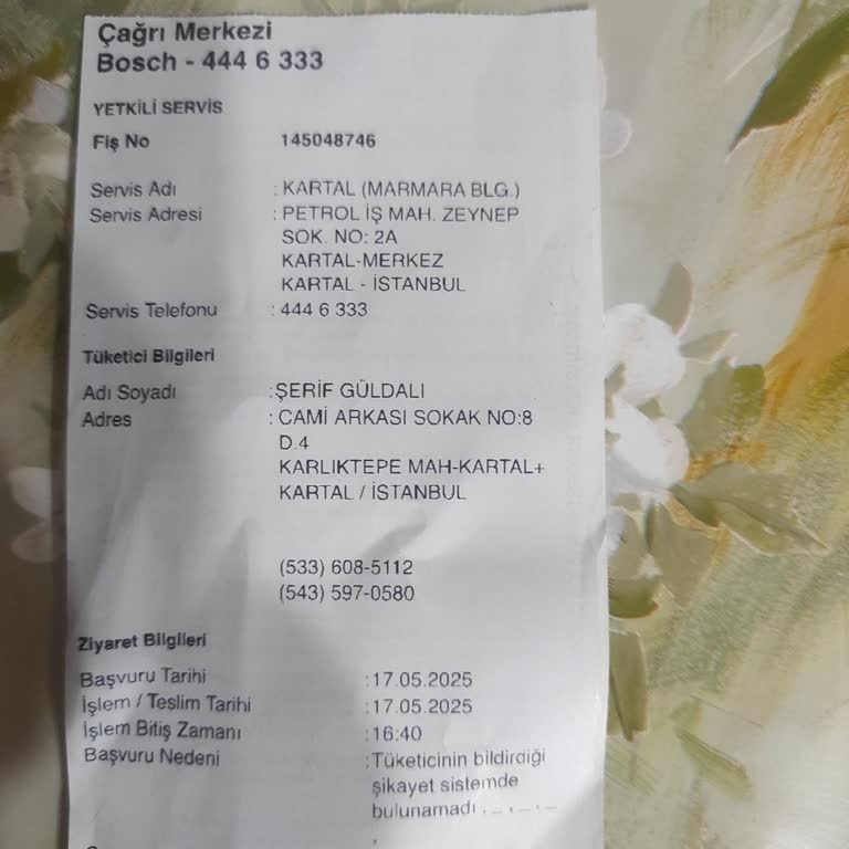 Sıfır Bosch Çamaşır Makinem Arızalı Geldi, Çözüm Sunulmuyor