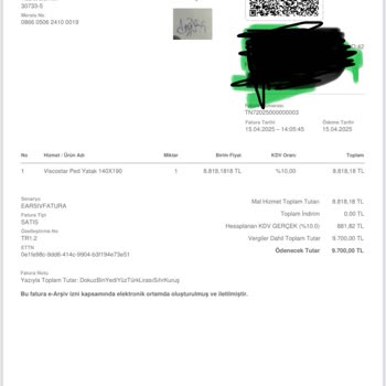 Yatak Pedi Yoğun Kokusu Ve İade Sürecindeki İletişimsizlik Mağduriyet Yarattı