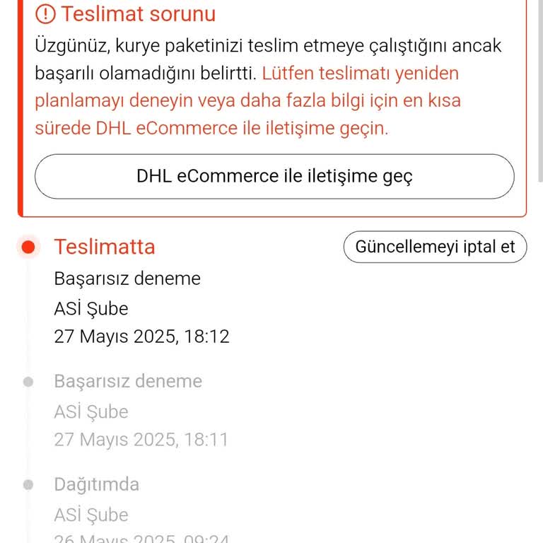Şehrin Merkezine Kargo Teslimatı Yapılmıyor