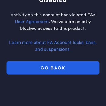 Satın Alınan EA Hesabının Banlanması Ve Satıcı İlgisizliği