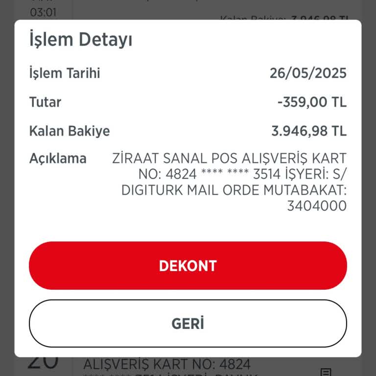 Üyeliğim Olmadan Hesabımdan Digiturk Ücret Kesintisi