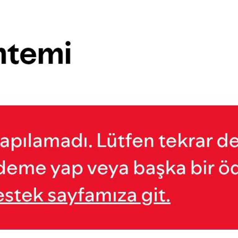 Spotify Premium Ödemesi Papara Kartımla Gerçekleşmiyor, Abonelik Alamıyorum