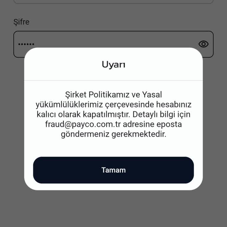Hesabım Kalıcı Olarak Kapatıldı Ve İçindeki Param Kayboldu