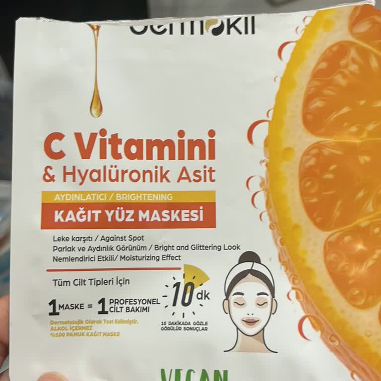 Dermokil C Vitamini Maskesi Cildimi Tahriş Etti