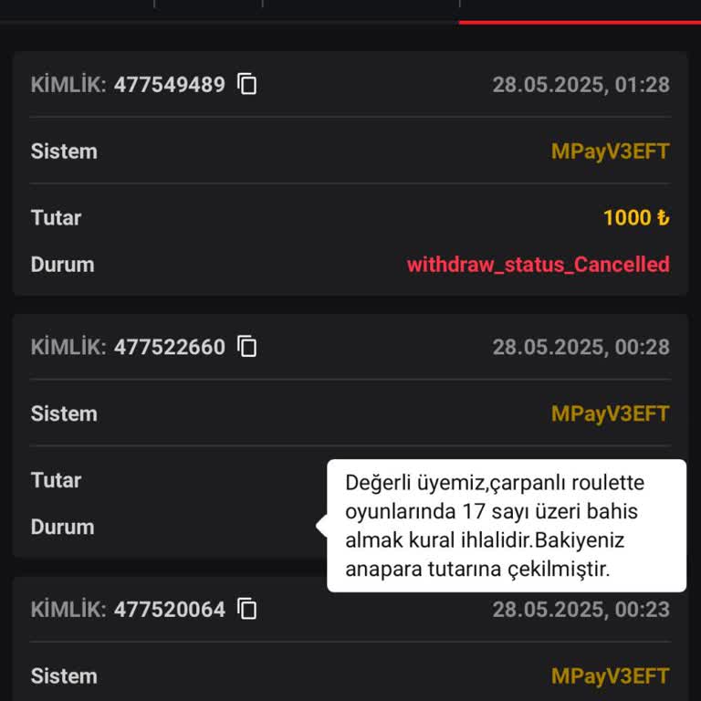 Vaycasino Kural İhlali Gerekçesiyle Bakiyem Silindi, Tutarsız Ödeme Politikası