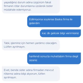 Uzun Süreli Rötar Ve Kaba Personel Deneyimi