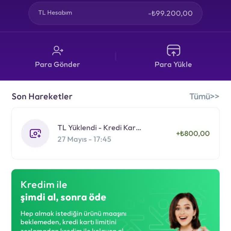 Dijital Cüzdan Hesabımdaki Paraya Erişemiyorum