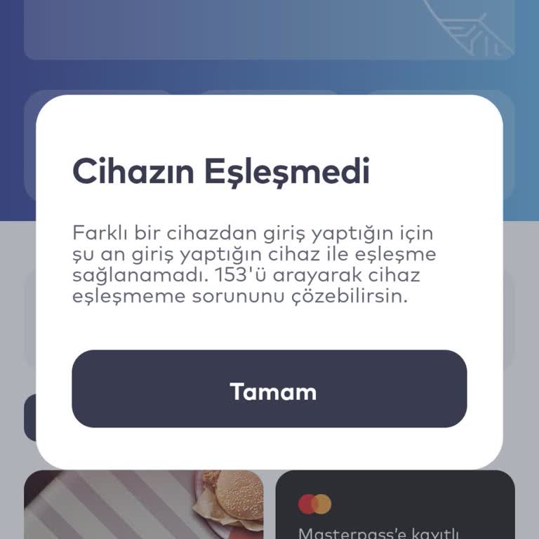 İstanbulkart Uygulamasında Cihaz Eşleşmediği İçin İşlem Yapamıyorum