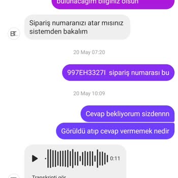 Siparişim Gönderilmiyor, Sürekli Oyalıyorlar Ve Mağdur Ediliyorum