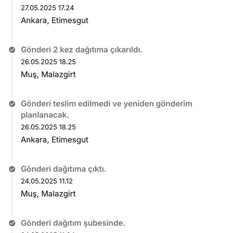 Aras Kargo Teslimat Yapmadan Kargomu İade Etti