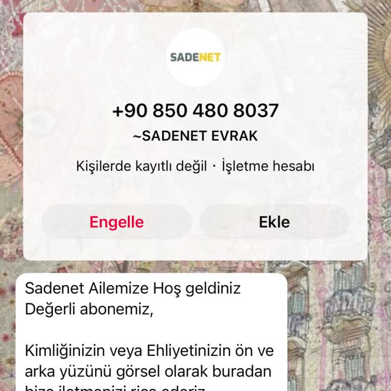 Sahte İnternet Sağlayıcıdan Kimlik Talebi Ve Haksız Cayma Bedeli Mağduriyeti