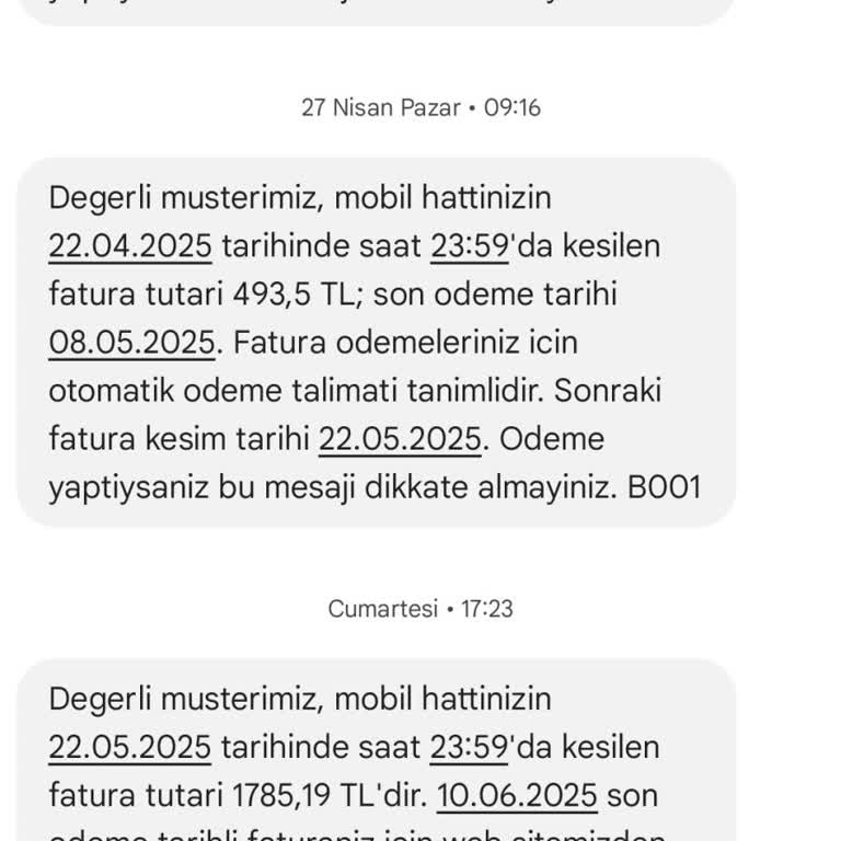 Taahhüt Sonunda Hattı Taşıyınca Yüksek Fatura Ve İletişim Sorunu
