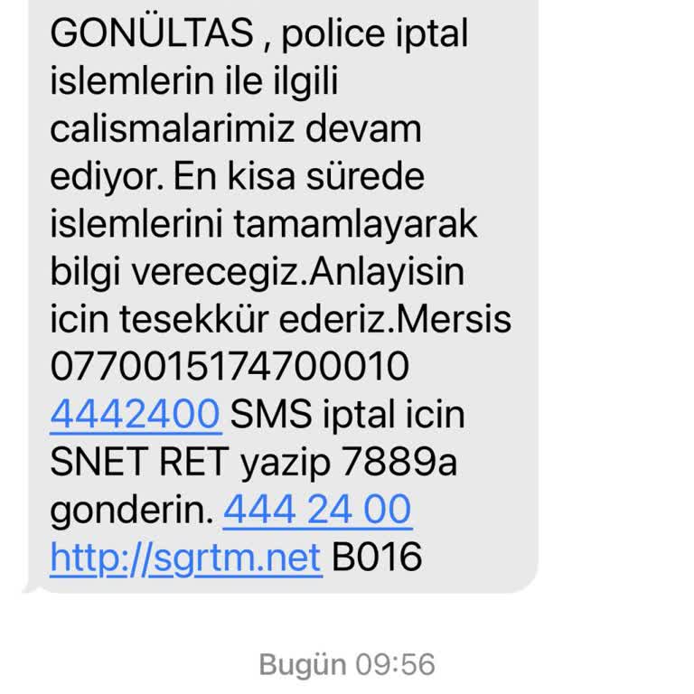 Sigorta İptali İçin Gereksiz Zorluklar Ve Ulaşılmaz Müşteri Hizmetleri