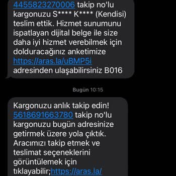 Bana Ait Bilgilerle Yapılmayan Sipariş Ve Kargo Mesajı Hakkında Endişe