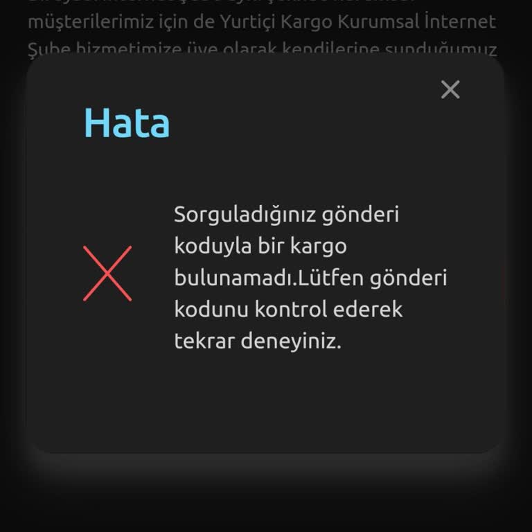 SuperStep Geçersiz Kargo Takip Numarasıyla Mağdur Edildim