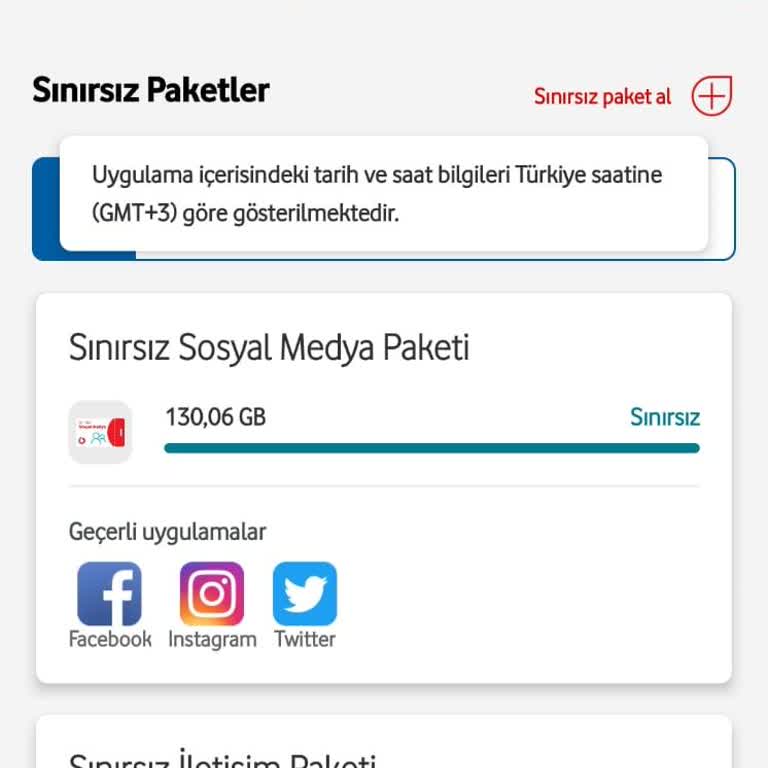 Sınırsız Sosyal Medya Ve İletişim Paketimin Yenilenmemesi Nedeniyle Yaşadığım Mağduriyet