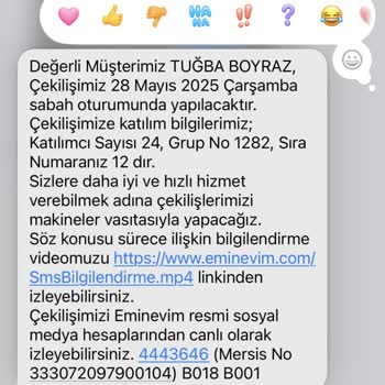 Çekiliş Sıra Numarasında Anormal Değişiklik Mağduriyeti