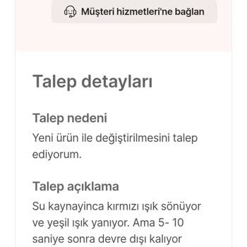Hatalı Çay Makinesi Değişim Sürecinde Yaşanan Sorunlar